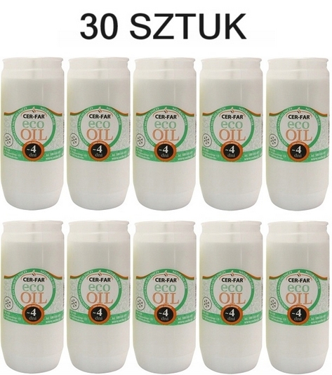 Náplne do olejových sviec CER-FAR Eco-Oil 3, Balenie 30 ks